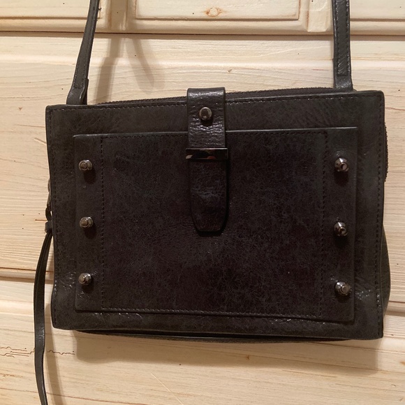 Botkier Handbags - Leather Botkier dark gray cross body purse